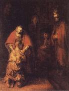 REMBRANDT Harmenszoon van Rijn The Return of the Prodigal Son oil painting picture wholesale